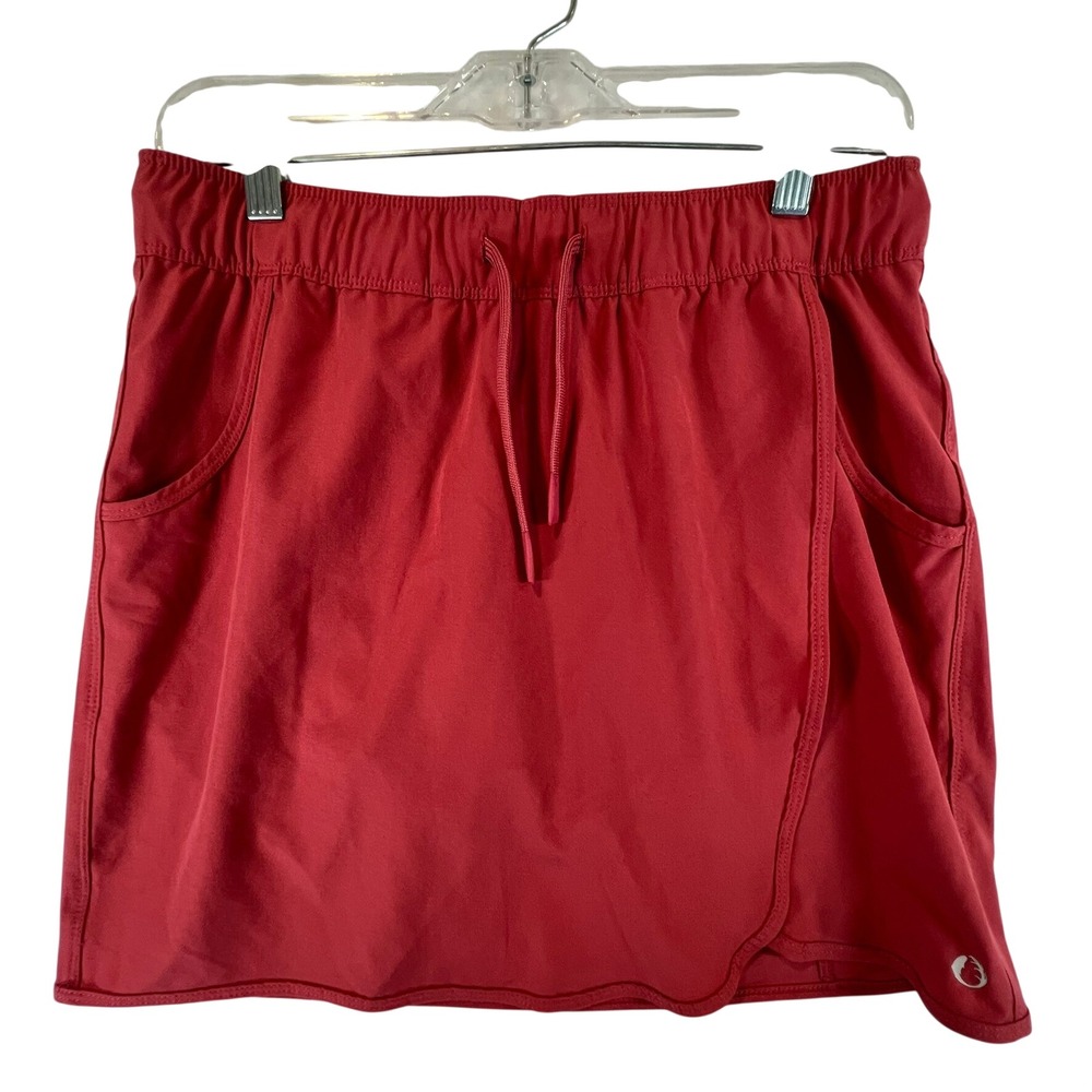The American Outdoorsman Skort Women Small Red Active Hiking Golf Pockets